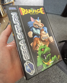Rampage World Tour PAL for Sega Saturn | VGC | Inc Protector