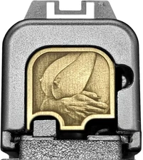 CNC Milled 3D Knockers Slide Back Plate (Butt Plate) Compatible with Glock Gen 1