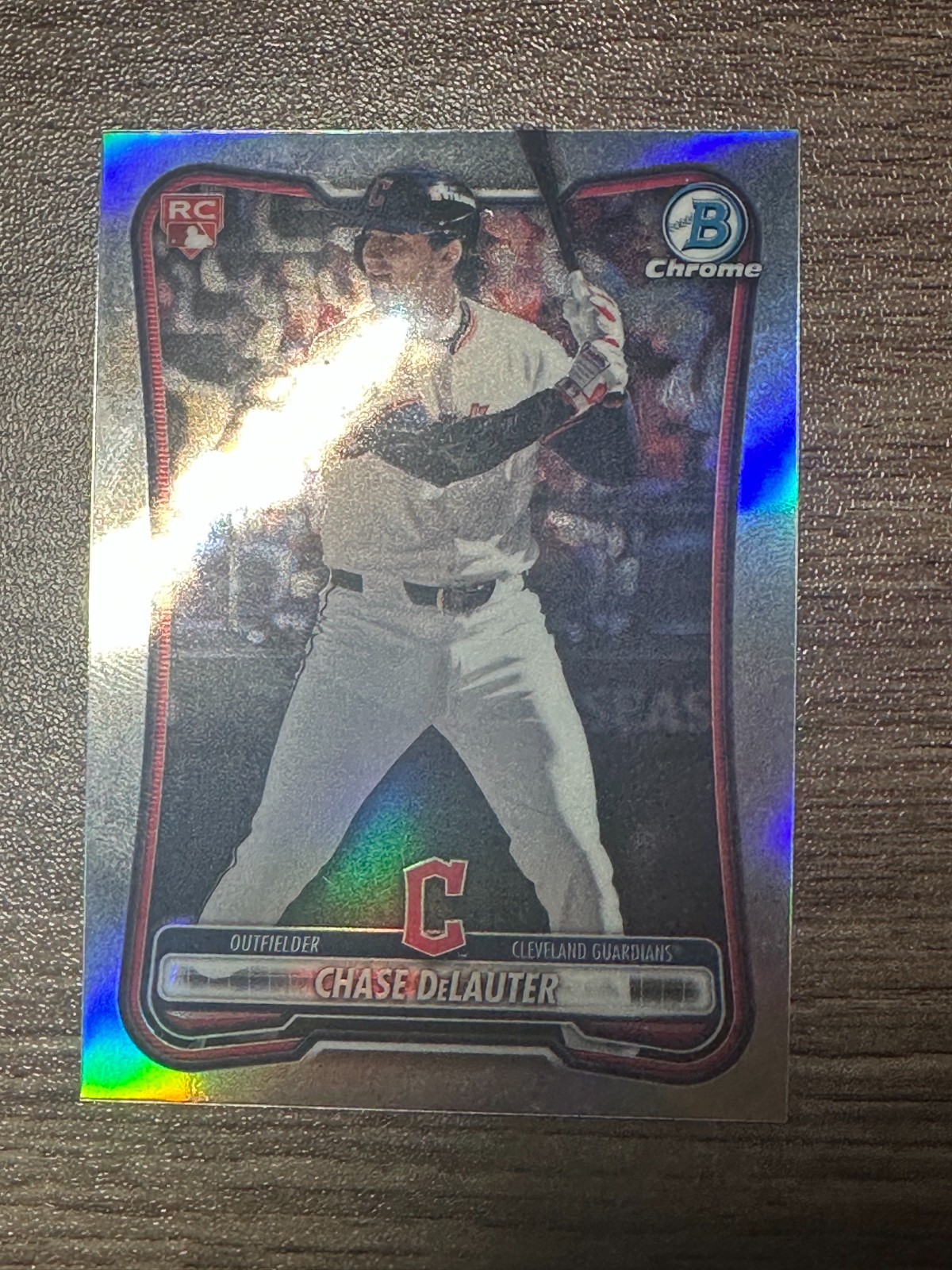 Chase DeLauter 2026 Bowman #37 - Rookie Red RC Logo