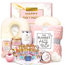 HSOEIXL Birthday Gifts for Women, Unique Spa 10 inches x 10 inches, Pink