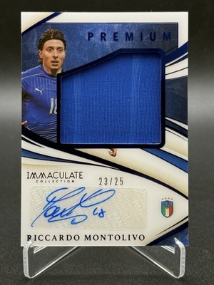 Panini Immaculate Riccardo Montolivo Auto Player Worn/Used Patch /25 Italy Milan