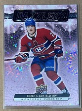 2023-24 Upper Deck Dazzlers Pink Cole Caufield #DZ57 Montreal Canadiens