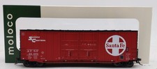 Moloco 60001-05 HO Scale ATSF ACF 50' HiCube NON-Waffle Boxcar #46070 LN/Box