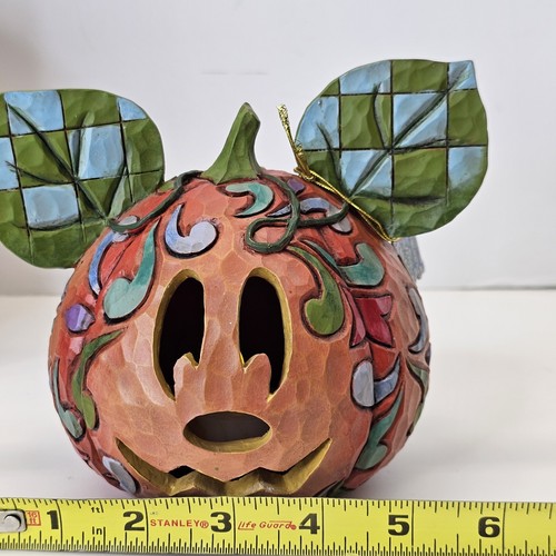 Disney Tradizioni Jim Shore Halloween Magia Topolino Jack O Lanterna 4027938 - Foto 13 di 14