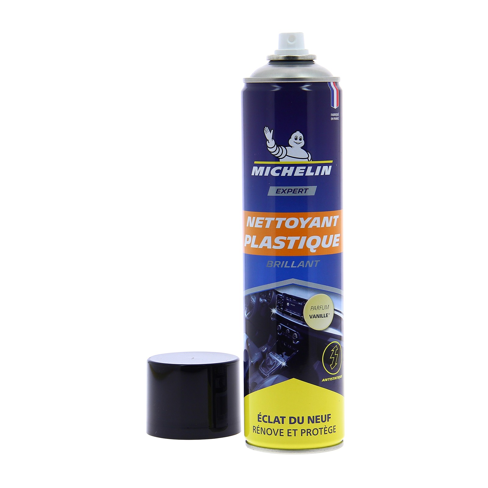 Nettoyant plastique Michelin Expert vanille pour sublimer l'habitacle en voyage