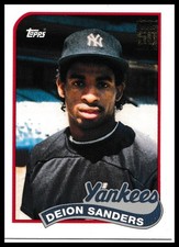 2001 Topps Traded & Rookies #T133 Deion Sanders New York Yankees