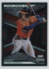 2023 Panini Elite Extra Edition Green Status 472/499 Ethan O'Donnell #94 0h29