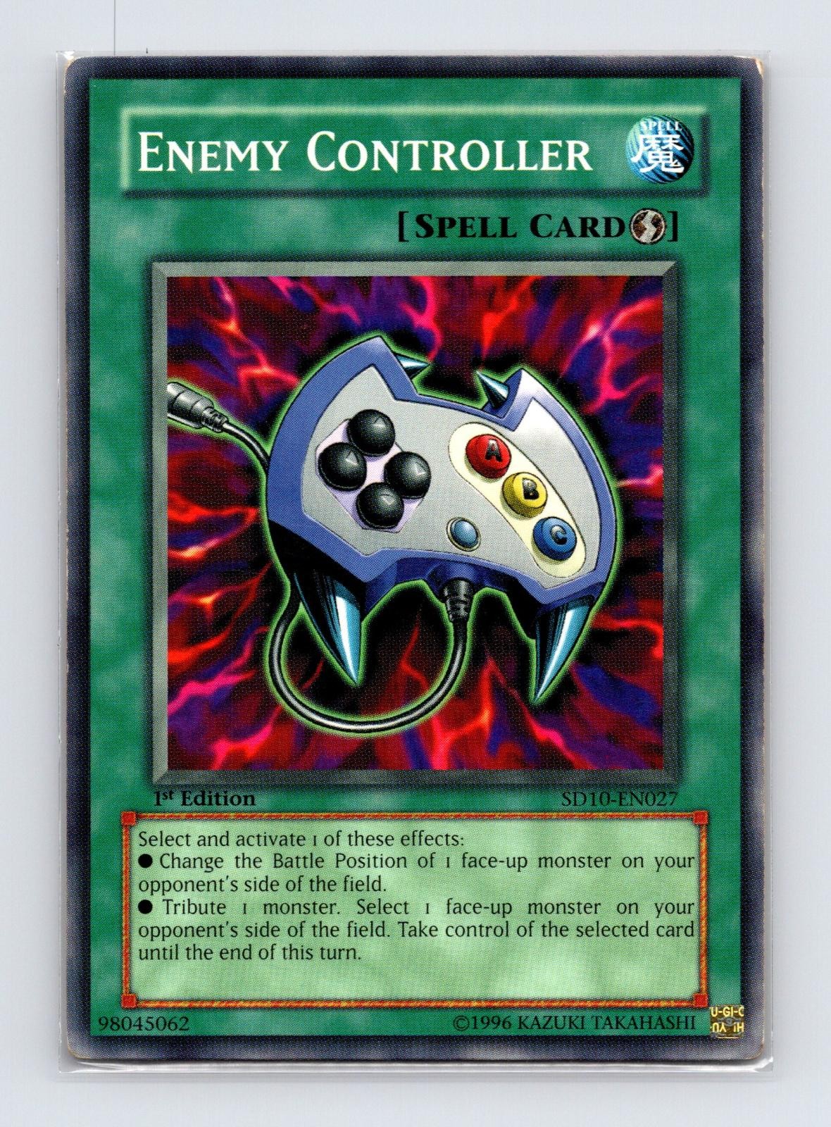 Enemy Controller SD10-EN027 Structure Deck: Machine Re-Volt 1st Edition LP