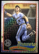 ROBIN YOUNT 2024 Topps Chrome SILVER MOJO 1989 #T89C-4 Milwaukee Brewers