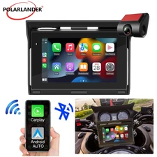 5" Motorcycle MP5 Player Android Auto CarPlay DVR Support Bluetooth 5.0