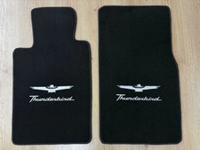 Alfombrillas alfombrillas negras aptas para Ford Thunderbird 4 piezas 2002-2005