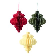 New Year Honeycomb Pendant Christmas Honeycomb Ornament Christmas Hanging