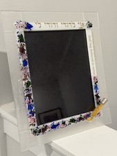 ART Frame Wedding Judaica I Am My Beloved Is Mine Hebrew Shattered Glass 8 X 10