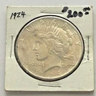 1924 Peace Dollar 90% SILVER $1 United States NICE Circulated Condition