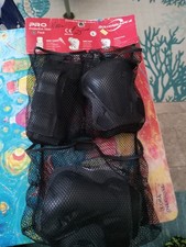 Vintage Rollerblade Brand Pro Pro Protective 3er Pack. Handgelenkschoner, Knie- & Ellenbogenschoner