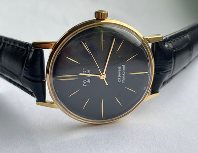 POLJOT DE LUX USSR men's mechanical wristwatch 23  jewels
