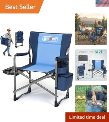 Ultra-Lightweight Directors Chair with Cup Holders - Perfect For Outdoor Fun