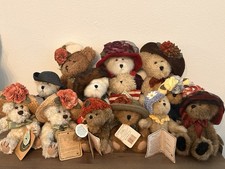 Lot of 13 Boyd s Bears Plush Collection Vintage Mixed Sizes Styles with IDs