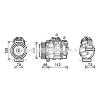 Kompressor Klimaanlage FüR Porsche Boxster 981 987 911 Cabriolet 991 997 Cayman