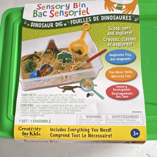 Dinosaur Dig Creativity for Kids Sensory Bin Tactile Sensory Toy 6283005