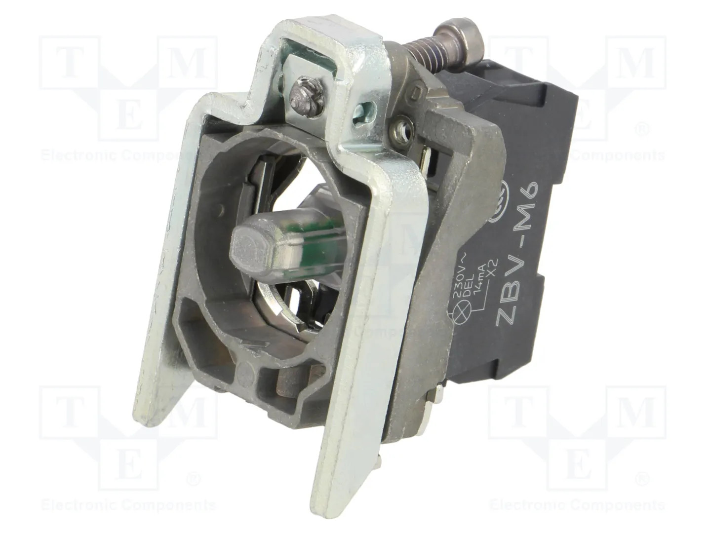 Schneider Electric Blu/Bianco Modulo Lampada Zb4-Bv6, Pulsante + Interruttore, - Immagine 2