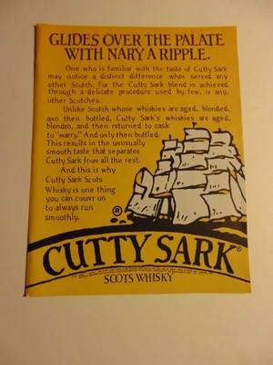 1979 CUTTY SARK SCOTS WHISKY print ad