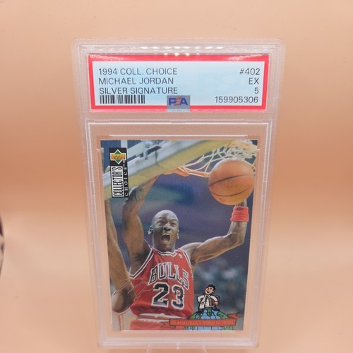 Michael Jordan [Silver Signature] #402 1994 Collector's Choice card