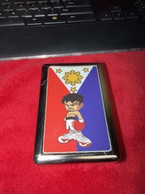 Manny Paquiao - Cogarette Case / Calling Card Holder 5x 2.5 Inches