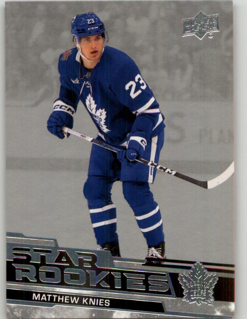 2023-24 Upper Deck NHL Star Rookies Box Set Matthew Knies #4 Toronto Maple Leafs