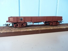 HORNBY HO Wagon Plat TP à Boggies SNCF RESTAURé PEINTURE ref 7270 02