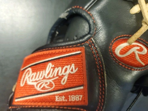 Vintage. Rawlings Heritage Pro HP204-4BC, Hirsch gefütterte Handfläche 11,5 Gold Glove Co. mit T-Web - Bild 2 von 9
