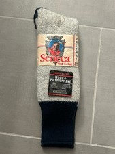 Vintage Seneca Red Jacket Socks NWT Size 10-13 Thermal Made In USA Wool Blend
