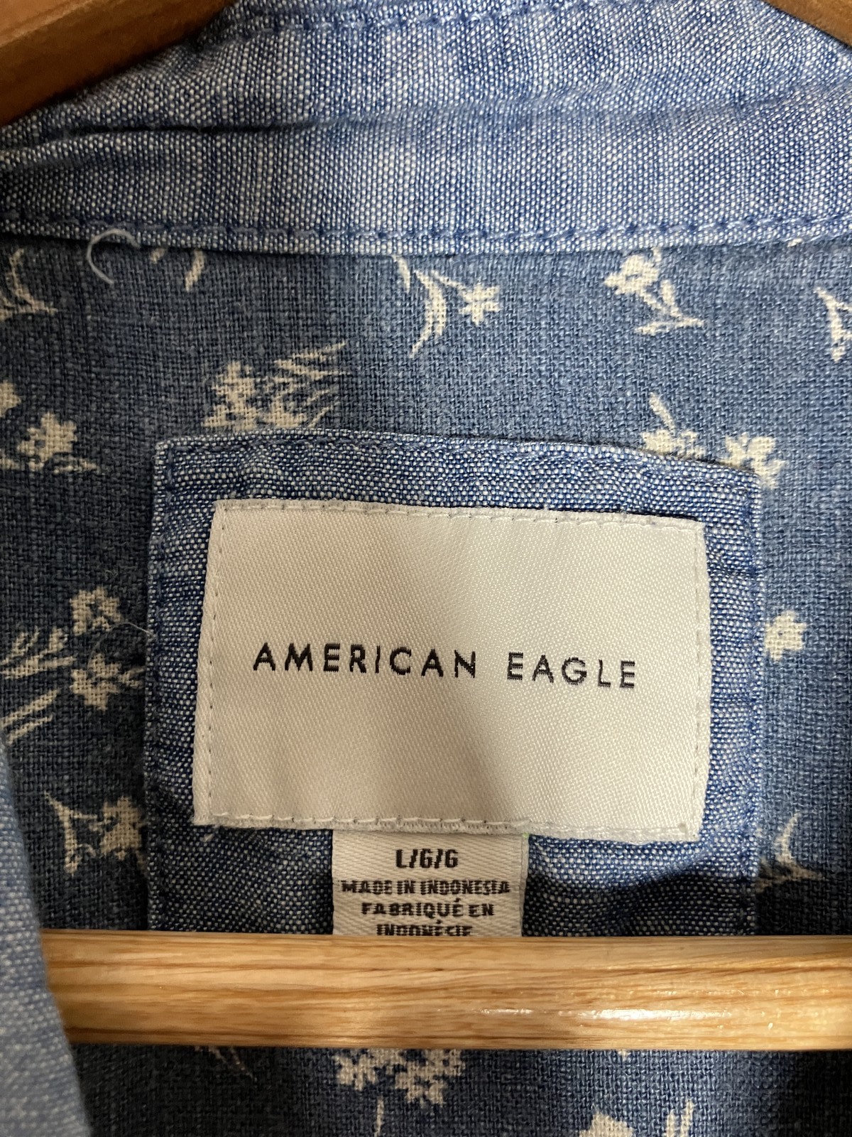 American Eagle Women's Large Patchwork Linen Blen… - image 8