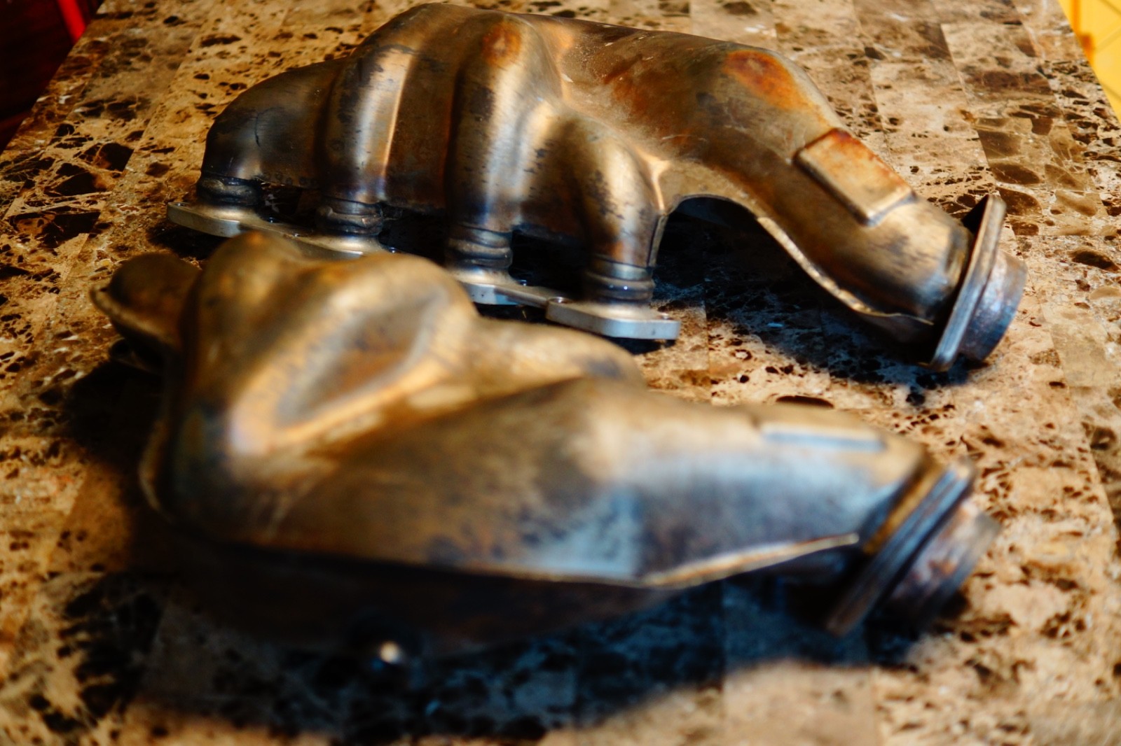 Ferrari F430 genuine exhaust manifold, left and right set headers