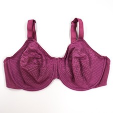 Wacoal Bra Size 42DD Visual Effects Underwire Unlined Lace Purple 857210