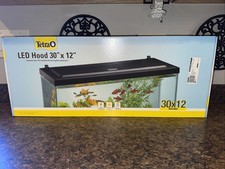 Tetra LED Hood 30" x 12" Low-Profile Aquarium Hood Fits Common 29 / 37 gal. USA
