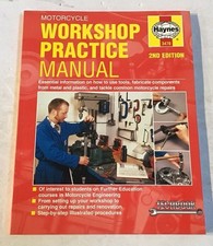 Haynes Motorcycle Workshop Practice Manual PB 2nd Edition Good Vtg