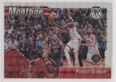 2019-20 Panini Mosaic Montage White Mosaic Prizm 4/25 Pascal Siakam #12 5l1