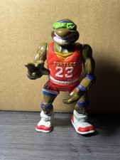 TMNT Slam Dunkin’ Don 1991 Playmates Teenage Mutant Ninja Turtles Figure Vintage