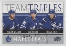 2019-20 Upper Deck Team Triples William Nylander John Tavares Morgan Rielly 2o7
