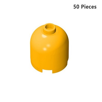 30151 Brick Round 2 x 2 x 1 2/3 Dome Top Hollow Stud Bright Light Orange & Parts