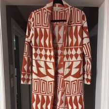 Aztec, Western Long Open front Cardigan by Youngthread. Size Small