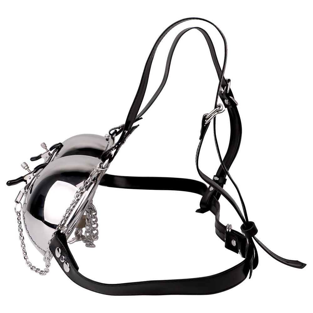 Chest Nipple Clamp Breast Bondage For BDSM Pleasure Wearable Bra Bosom Astrict
