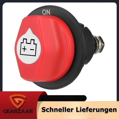 Auto Batterie Trennschalter Motorrad Notaus Poltrenner Boot LKW PKW 12-32V 100A