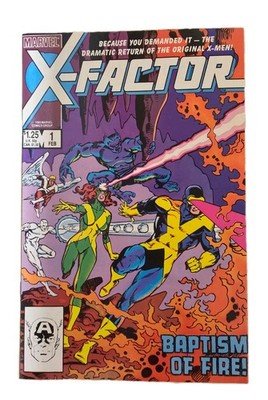 X-Factor # 1 VF/NM 9.0 High Grade Cyclops Beast Angel Iceman Marvel Girl 1986