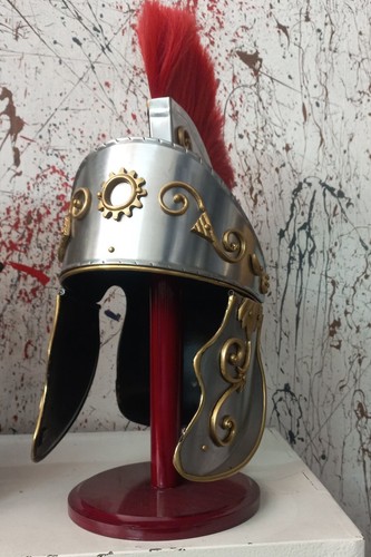 Medieval Knight Roman Imperial Soldier Helmet Knight Warrior Roman Helmet - Picture 3 of 5
