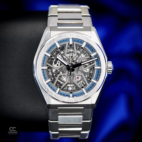 Zenith Defy Skeleton 95.9000.670/78.M9000 41mm Titanium Skeleton Dial Full Set