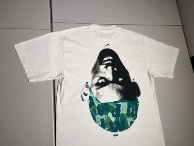 Who Jung Woo Shirt Men s Small White Green WJW Streetwear Rodman Graphic Logo T