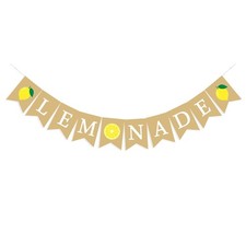 Lemonade Stand Banner for Kids – Rustic Lemonade Banner Sign for Lemonade