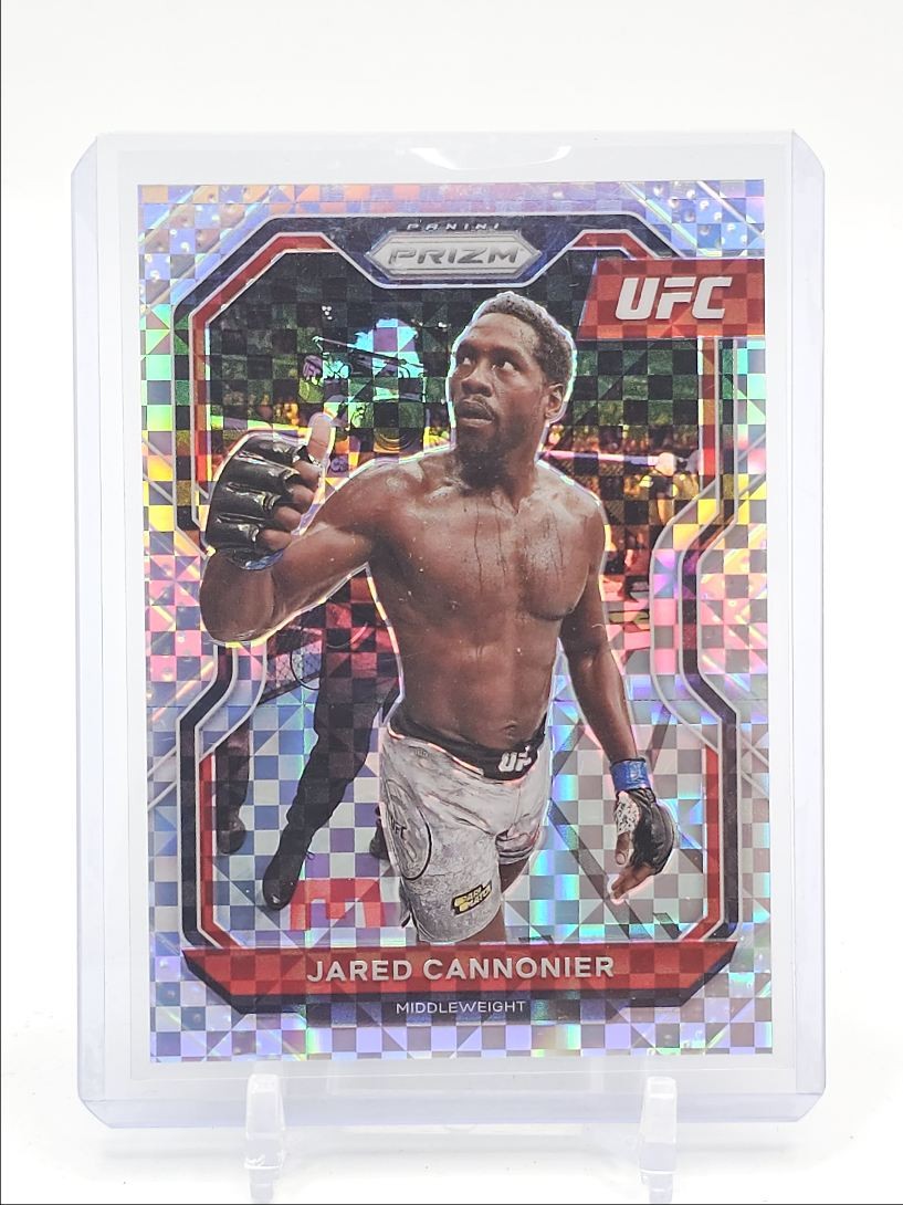 JARED CANNONIER 2021 PANINI PRIZM UFC LUCKY ENVELOPES #44 1/8 Q5194